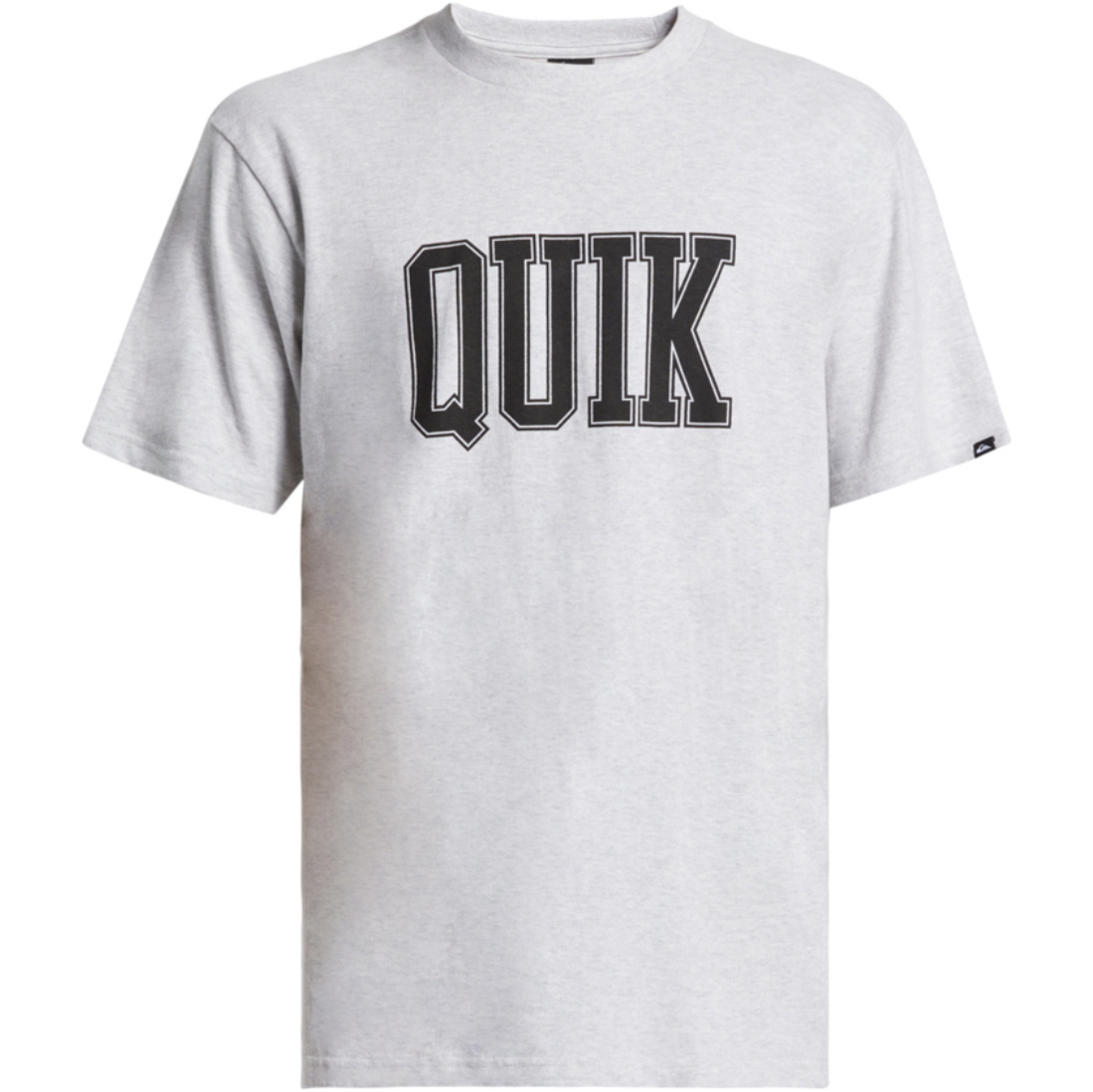 2025 Quiksilver Mens Griff Quik Short Sleeve Tee AQYZT09970 - Snow Heather